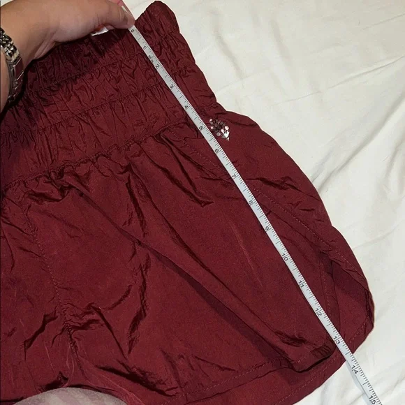 Free People Movement Burgundy Shorts - Picture 6 of 6